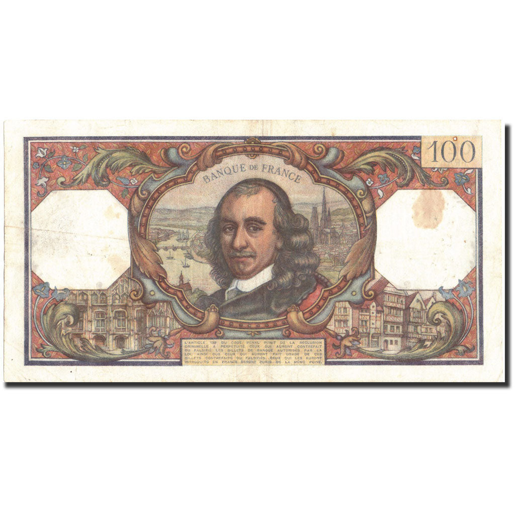 Banknote, France, 100 Francs, 1964, 1964-04-02, EF(40-45), Fayette:65.1, KM:149a