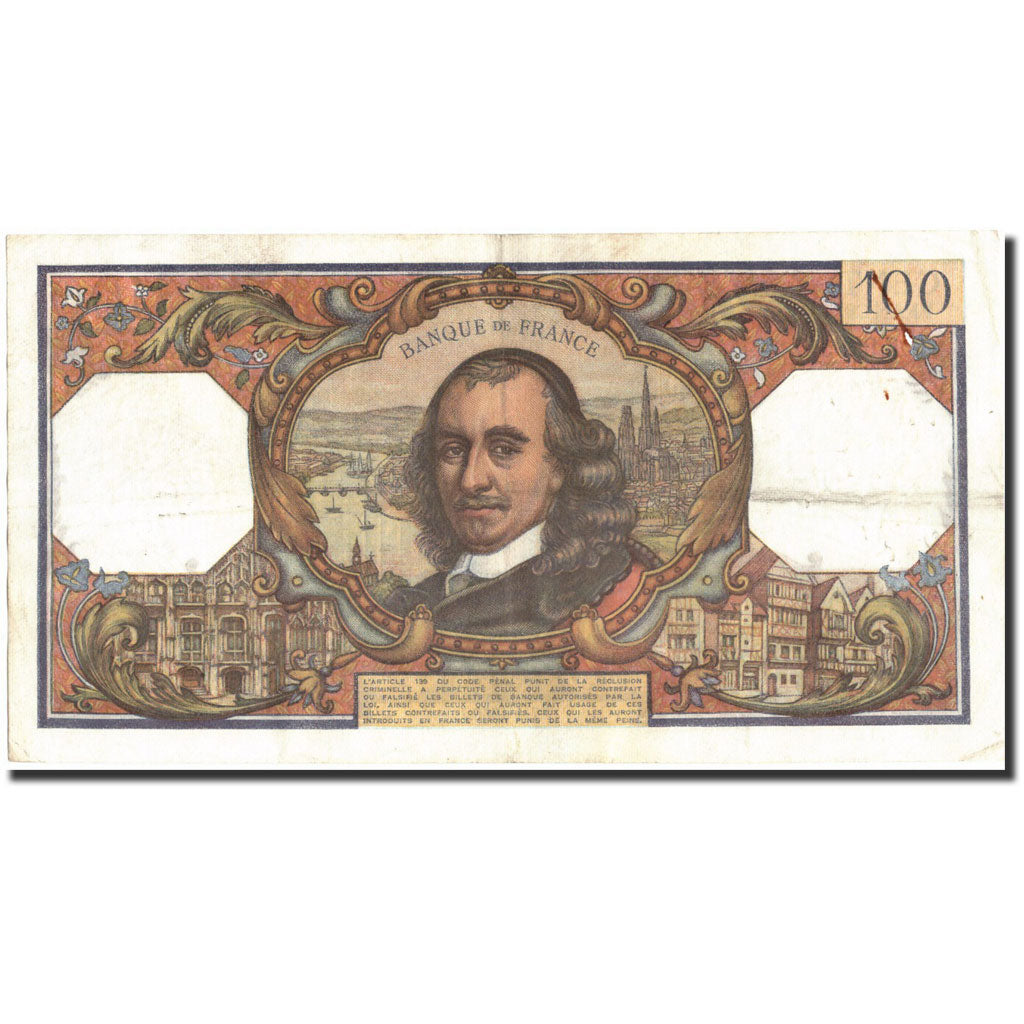 Geldschein, Frankreich, 100 Francs, 1966, 1966-04-07, VZ, Fayette:65.12, KM:149b
