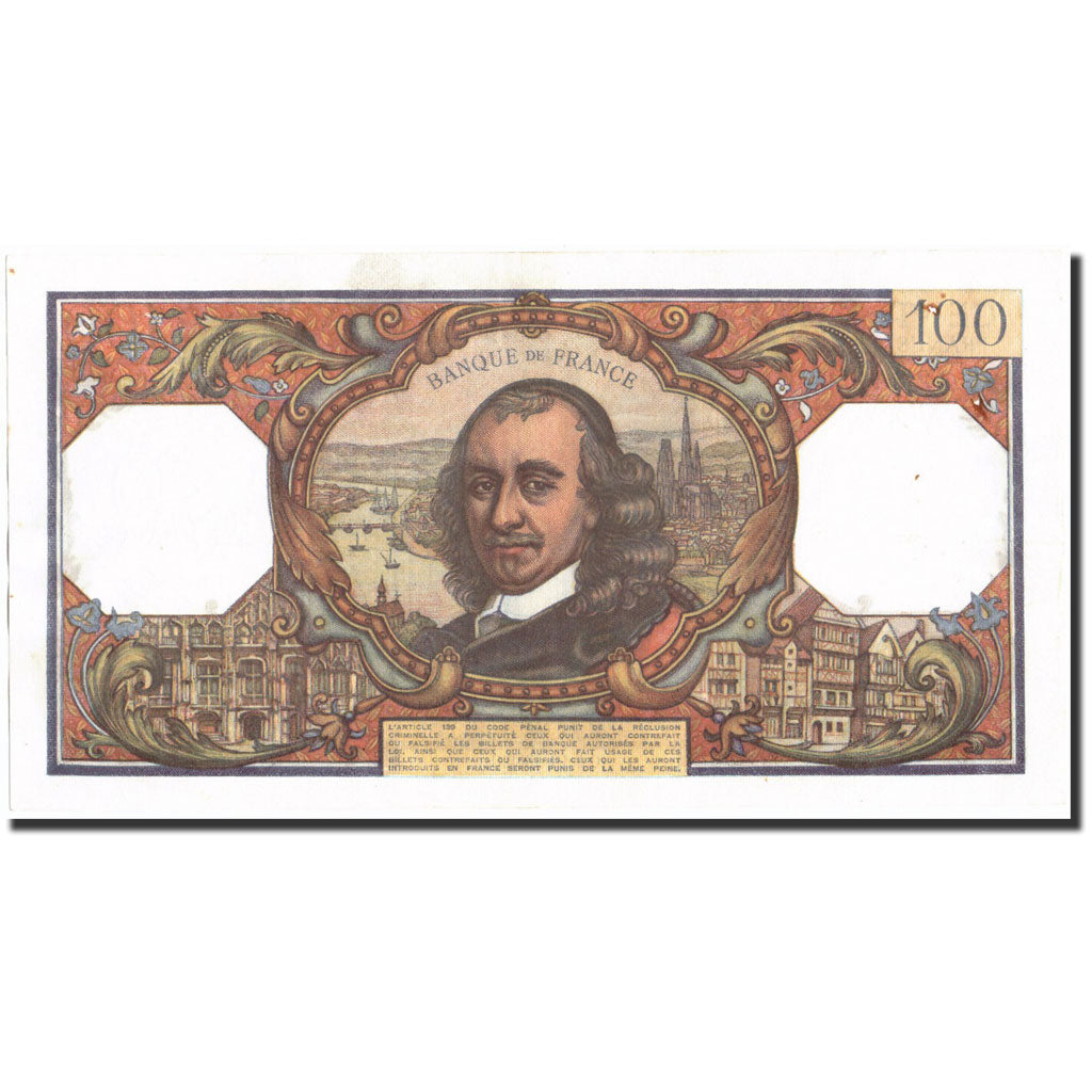 Geldschein, Frankreich, 100 Francs, 1966, 1966-10-06, VZ, Fayette:65.18, KM:149b