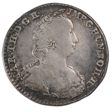 Belgium, 1/4 Ducaton, 1751, Bruges, KM #6, VF(30-35), Silver, 8.15