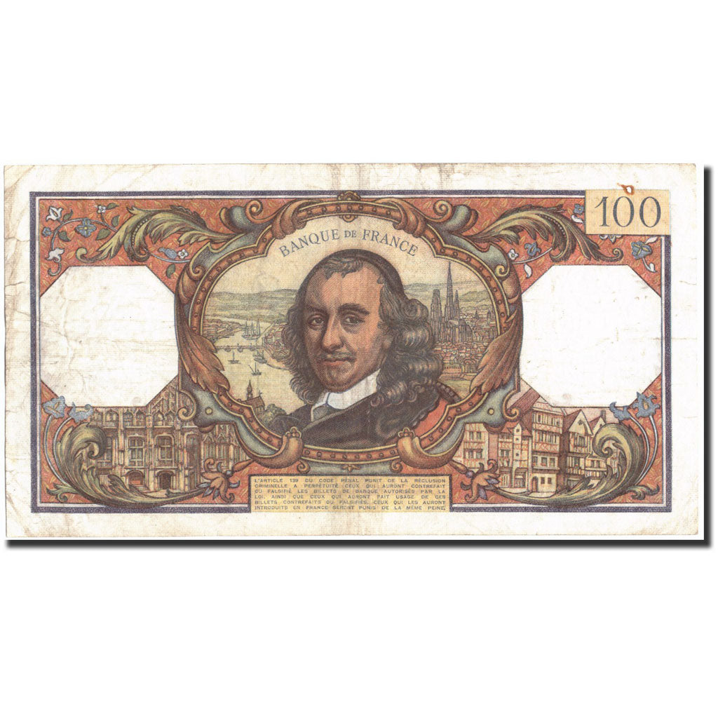 Banknote, France, 100 Francs, 1968, 1968-11-07, VF(30-35), KM:149c