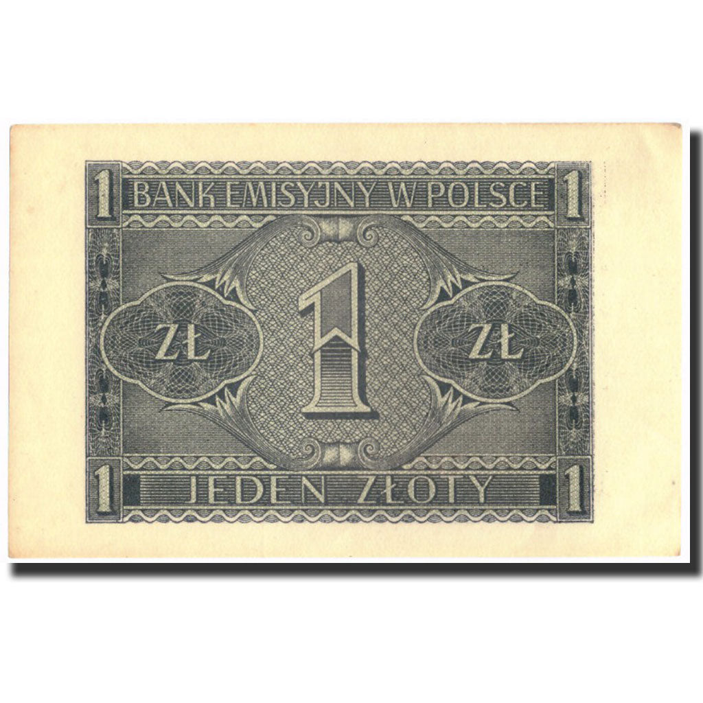 Poland, 1 Zloty, 1941, 1941-08-01, KM:99, AU(55-58)