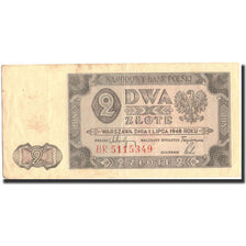 Banknote, Poland, 2 Zlote, 1948, 1948-07-01, KM:134, EF(40-45)