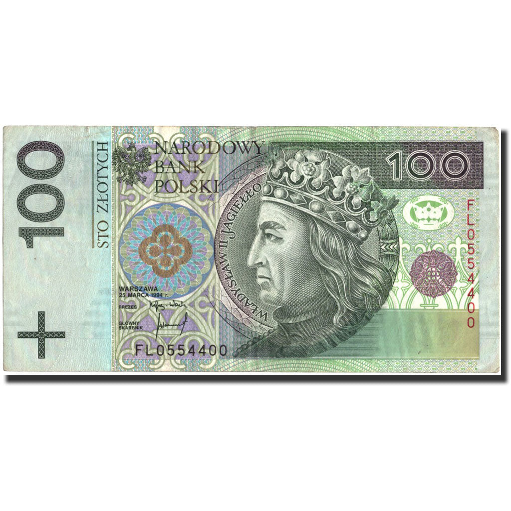Banconote, Polonia, 100 Zlotych, 1994, KM:176a, 1994-03-25, SPL-