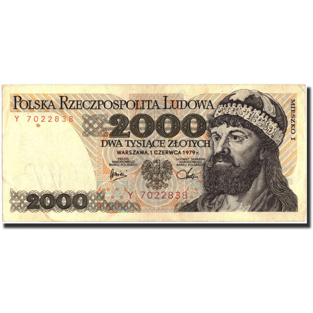 Banconote, Polonia, 2000 Zlotych, 1979, KM:147b, 1979-06-01, BB+