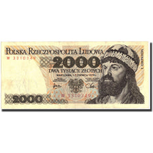 Poland, 2000 Zlotych, 1979, 1979-06-01, KM:147b, AU(55-58)