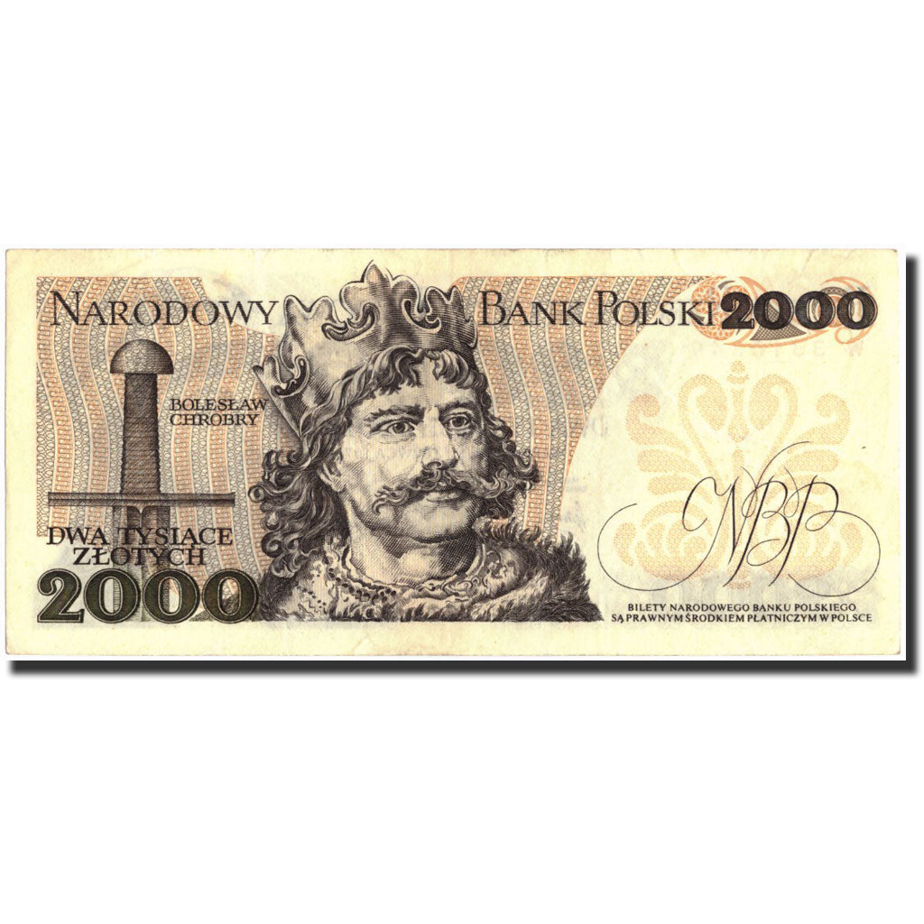 Poland, 2000 Zlotych, 1979, 1979-06-01, KM:147b, AU(55-58)