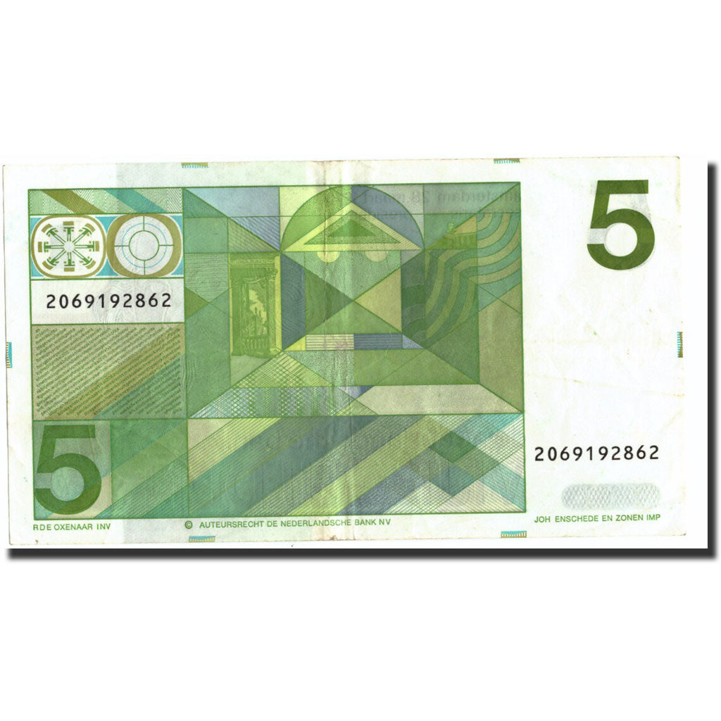 Netherlands, 5 Gulden, 1973, KM:95a, 1973-03-28, EF(40-45)