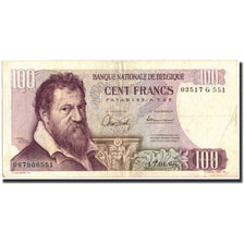 Banknote, Belgium, 100 Francs, 1966, 1966-01-17, KM:134a, AU(50-53)