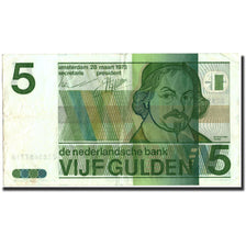 Geldschein, Niederlande, 5 Gulden, 1973, 1973-03-28, KM:95a, SS+