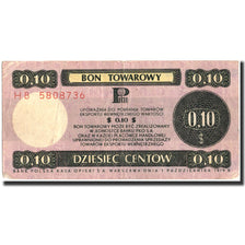 Banknote, Poland, 10 Cents, 1979, 1979, KM:FX37, AU(50-53)