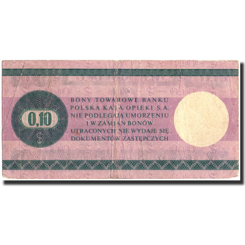 Banknote, Poland, 10 Cents, 1979, 1979, KM:FX37, AU(50-53)