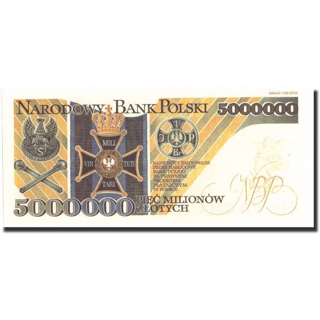 Poland, 5,000,000 Zlotych, 1995, 1995-05-12, KM:New, UNC(64)