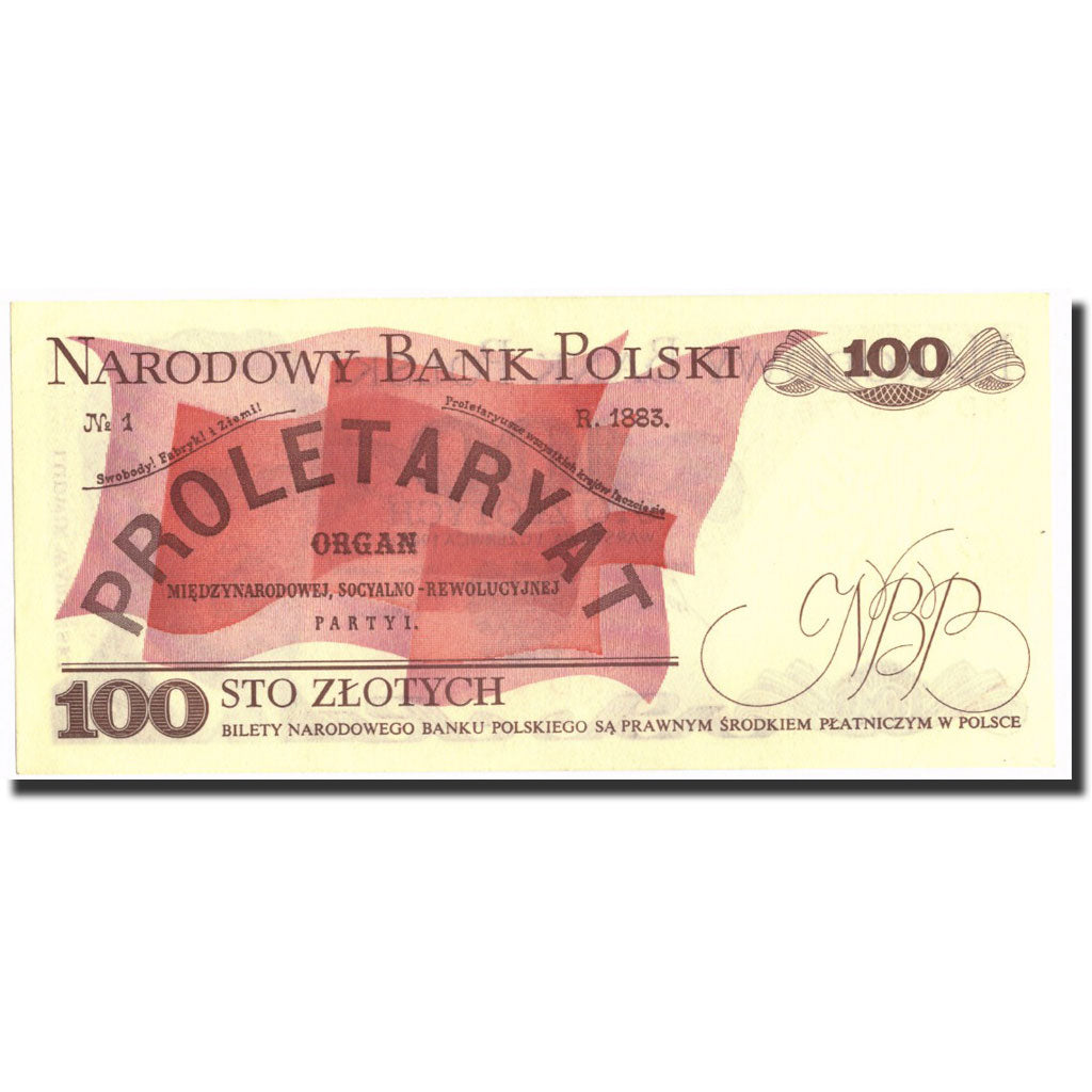 Banknote, Poland, 100 Zlotych, 1986, 1982-06-01, KM:143e, UNC(65-70)