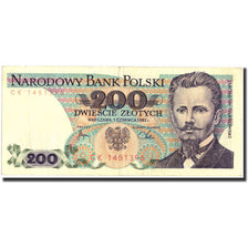 Banknote, Poland, 200 Zlotych, 1982, 1982-06-01, KM:144b, AU(50-53)
