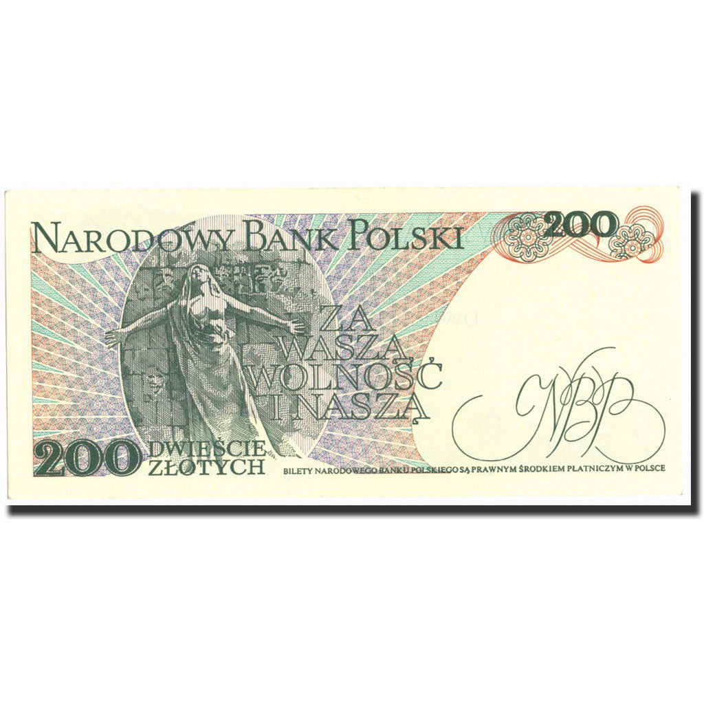 Poland, 200 Zlotych, 1982, 1982-06-01, KM:144b, UNC(65-70)