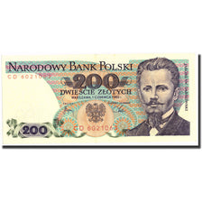 Geldschein, Polen, 200 Zlotych, 1982, 1982-06-01, KM:144b, SS+
