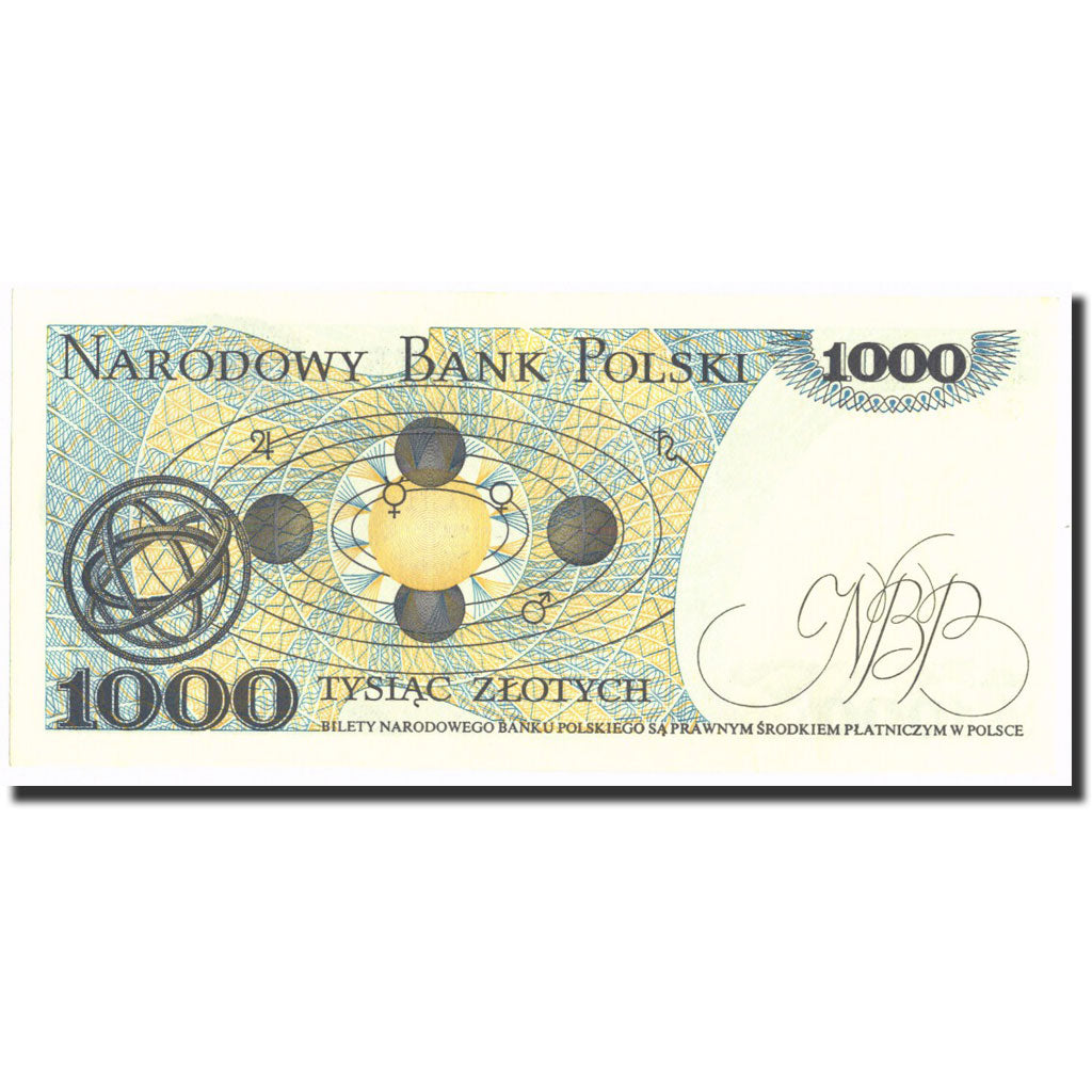 Banknote, Poland, 1000 Zlotych, 1982, 1982-06-01, KM:146c, UNC(64)