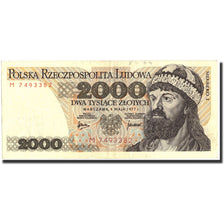 Polonia, 2000 Zlotych, 1977, KM:147a, 1977-05-01, BB+
