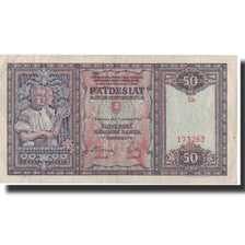 Slovakia, 50 Korun, 1940, 1940-10-15, KM:9a, EF(40-45)