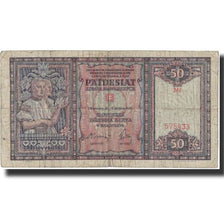 Slovacchia, 50 Korun, 1940, KM:9a, 1940-10-15, BB