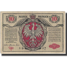 Banknote, Poland, 10 Marek, 1917, 1917, KM:12, VF(30-35)