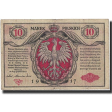 Banknote, Poland, 10 Marek, 1917, 1917, KM:12, VF(20-25)