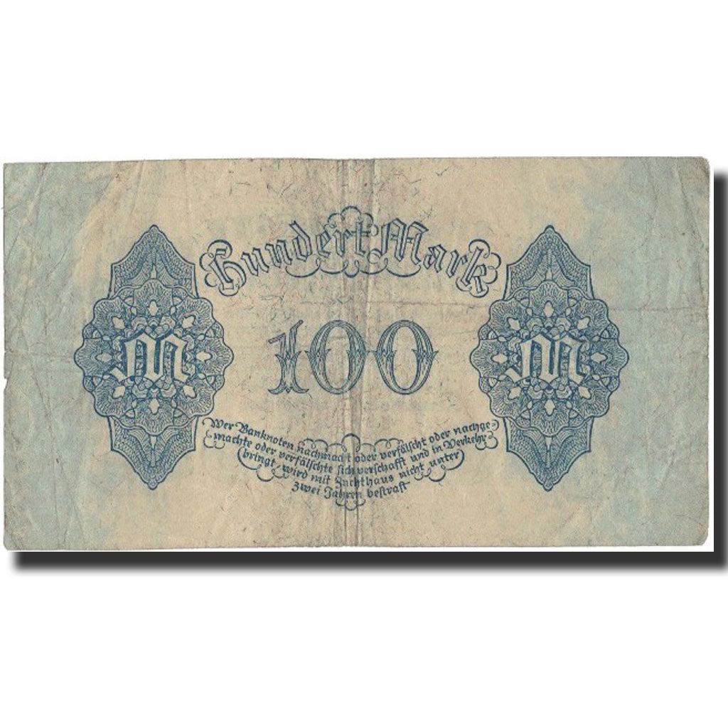 Banknot, Niemcy, 100 Mark, 1922, 1922-08-04, KM:75, EF(40-45)