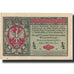 Poland, 1/2 Marki, 1917, 1917, KM:7, AU(50-53)