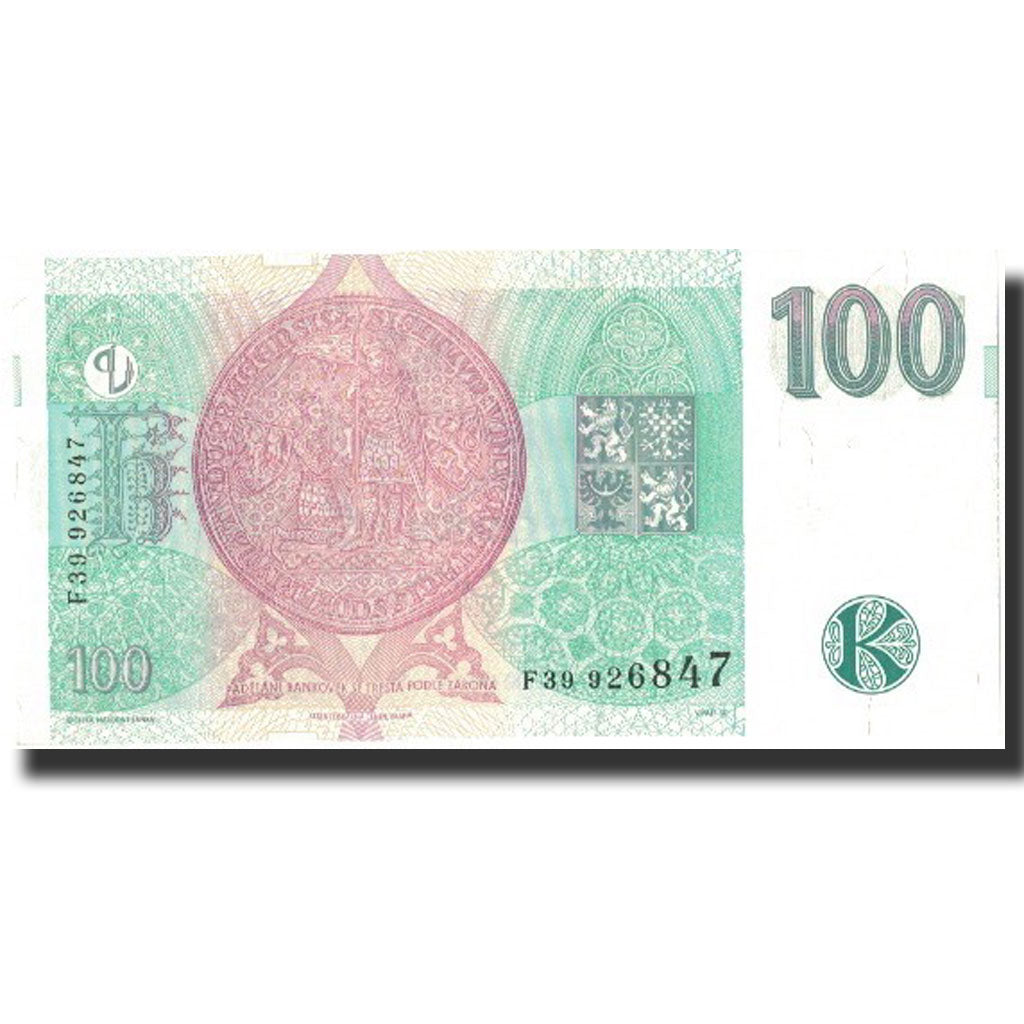 Czech Republic, 100 Korun, 1997, 1997, KM:18, UNC(63)