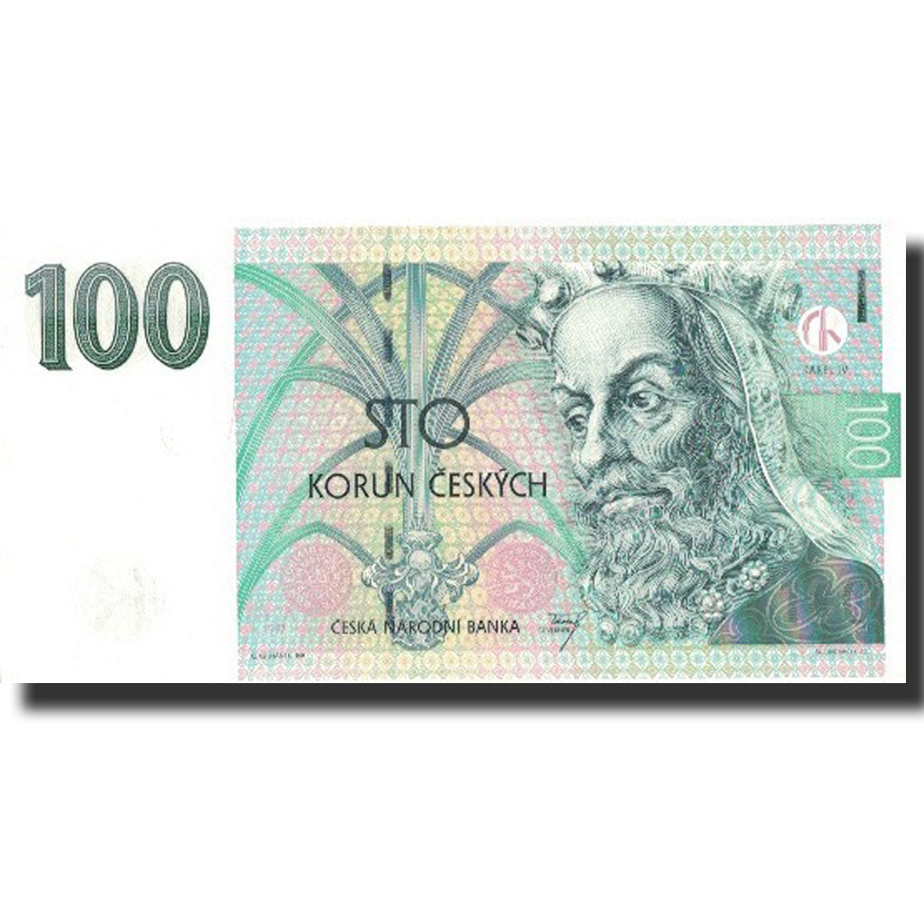 Czech Republic, 100 Korun, 1997, 1997, KM:18, UNC(60-62)