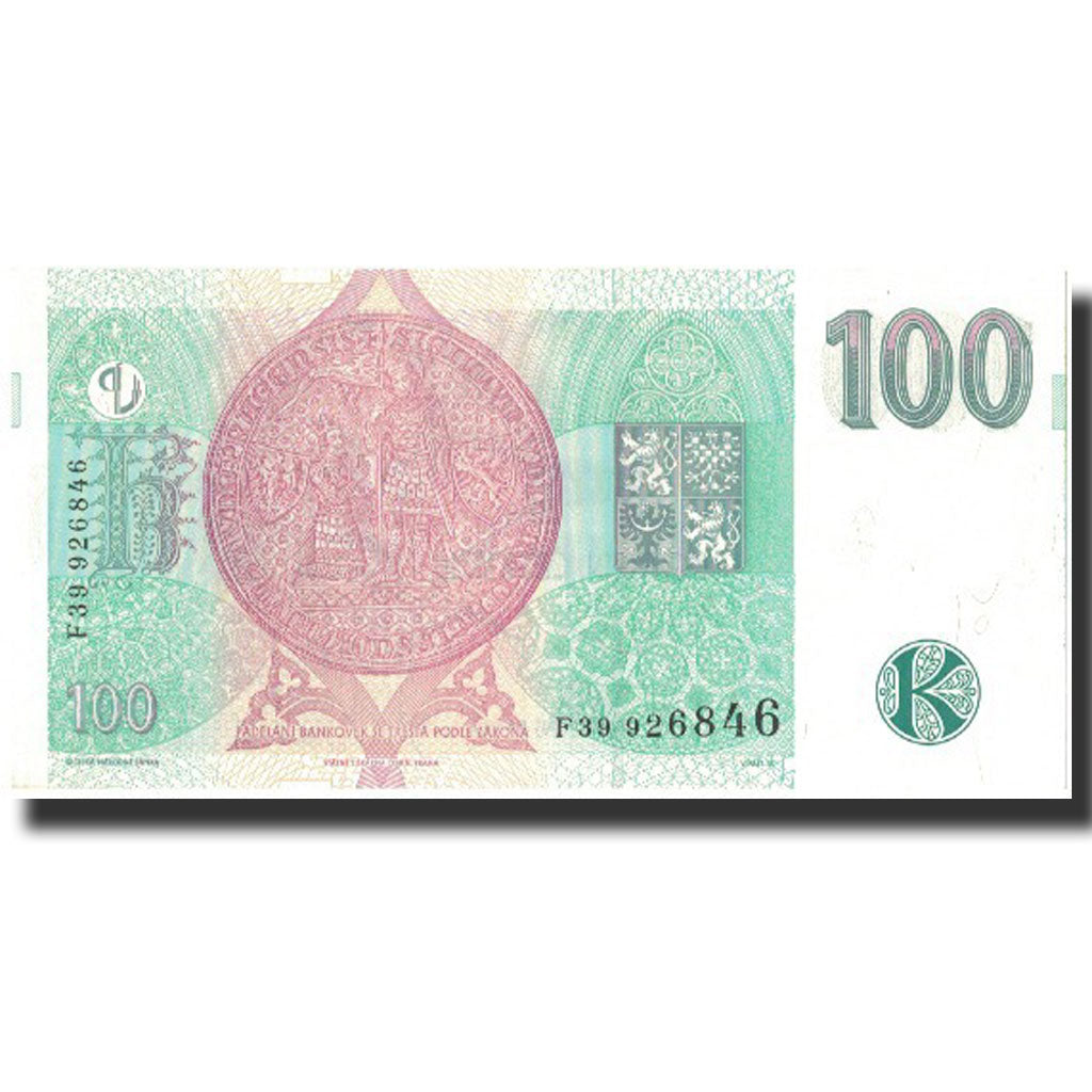 Czech Republic, 100 Korun, 1997, 1997, KM:18, UNC(60-62)