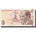 Turkey, 5 Lira, Undated (2009), KM:222, AU(50-53)