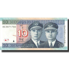 Biljet, Lithouwen, 10 Litu, 2007, 2007, KM:68, NIEUW