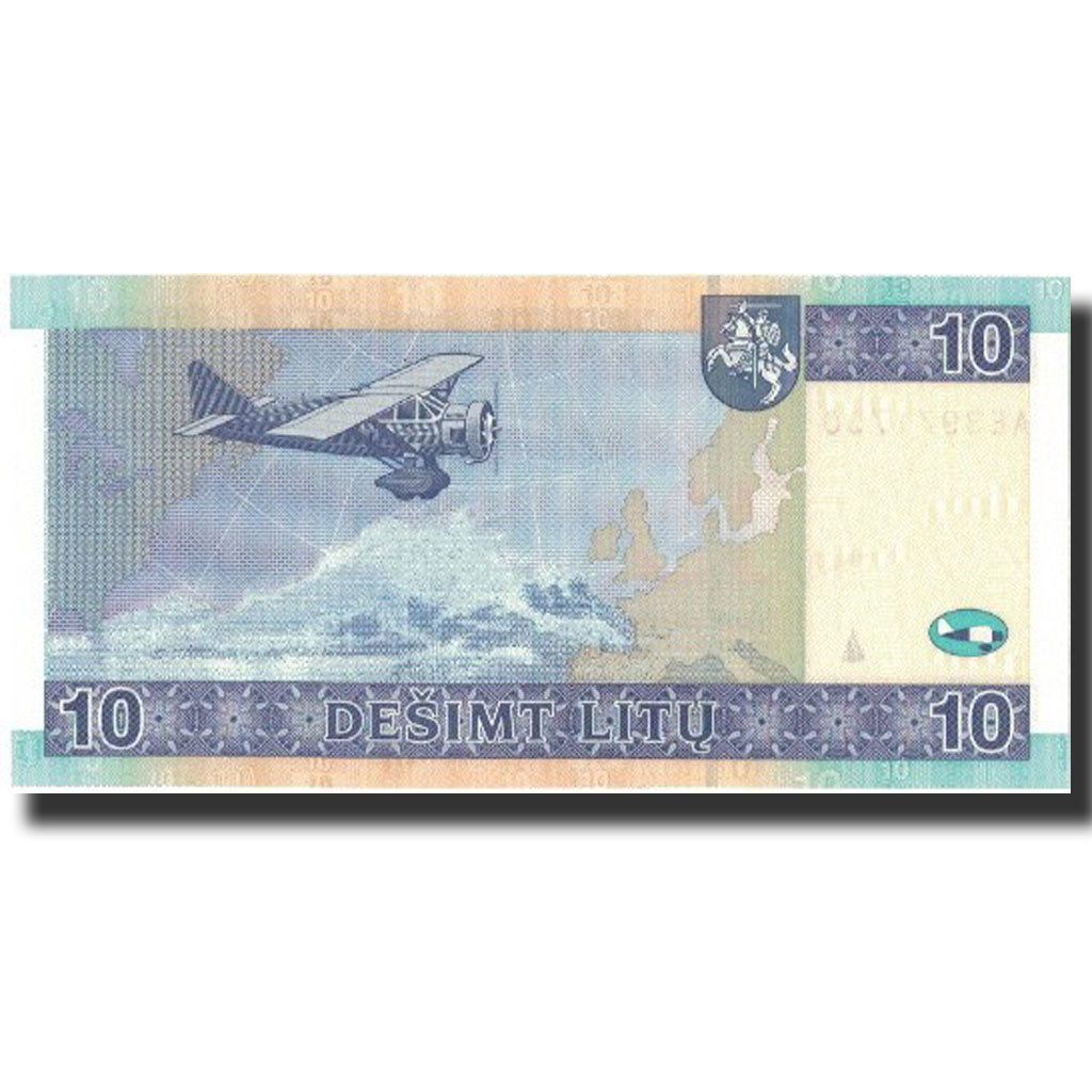 Biljet, Lithouwen, 10 Litu, 2007, 2007, KM:68, NIEUW