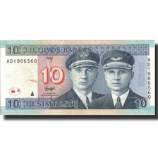 Banknote, Lithuania, 10 Litu, 2007, 2007, KM:68, AU(55-58)
