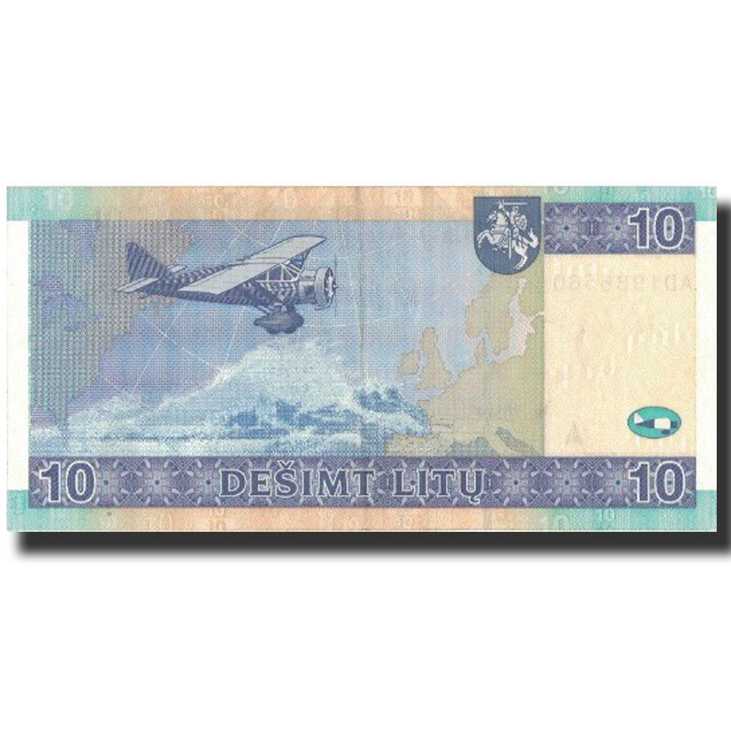 Banknote, Lithuania, 10 Litu, 2007, 2007, KM:68, AU(55-58)