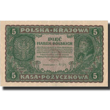 Poland, 5 Marek, 1919, 1919-08-23, UNC(63)