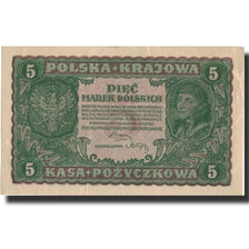Poland, 5 Marek, 1919, 1919-09-23, KM:24, AU(50-53)
