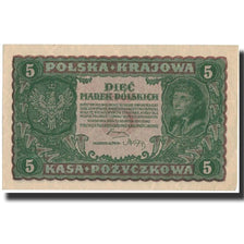 Polonia, 5 Marek, 1919, KM:24, 1919-09-23, SPL+