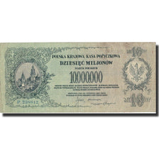 Banconote, Polonia, 10,000,000 Marek, 1923, KM:39, 1923-08-30, BB