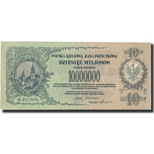 Banknote, Poland, 10,000,000 Marek, 1923, 1923-08-30, KM:39, AU(50-53)
