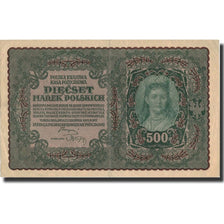 Poland, 500 Marek, 1919, 1919-08-23, KM:28, AU(50-53)