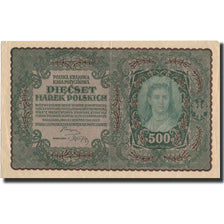 Poland, 500 Marek, 1919, 1919-08-23, KM:28, AU(50-53)