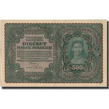 Pologne, 500 Marek, 1919, 1919-08-23, KM:28, TTB