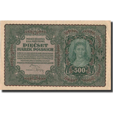 Poland, 500 Marek, 1919, 1919-08-23, KM:28, AU(55-58)