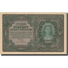 Poland, 500 Marek, 1919, 1919-08-23, KM:28, AU(55-58)