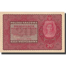 Poland, 20 Marek, 1919, 1919-09-23, KM:26, UNC(60-62)