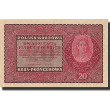 Banknote, Poland, 20 Marek, 1919, 1919-08-23, KM:26, UNC(60-62)