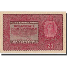 Poland, 20 Marek, 1919, 1919-08-23, KM:26, UNC(60-62)